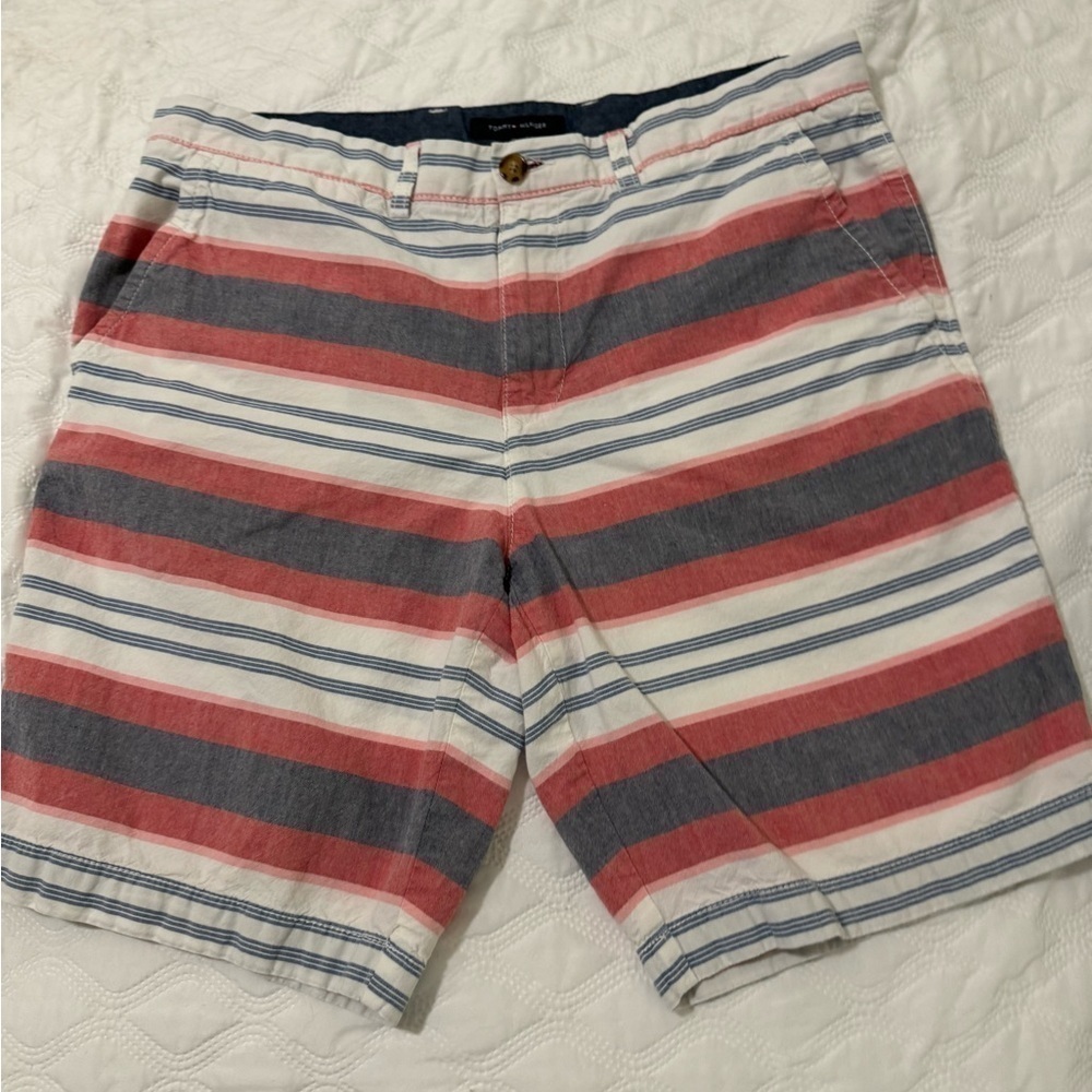 Tommy Hilfiger Striped Men's Shorts, linen look Size 36